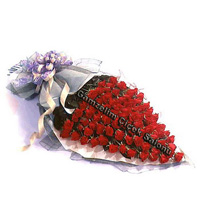 Sevgililer Gününe Özel Hazırlanmış 65 adet kırmızı gül buket çiçek.<br><img src=../UserMods/indirim.gif><br><b>%35 indirimli.</b>